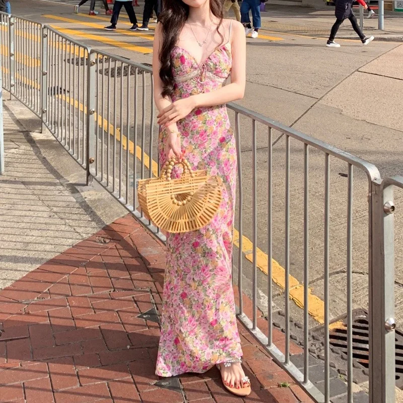 

Vestido De Verano Para Mu Luxury Dress Birthday Robe Sexy Bandage Fairy Costume Women Satin Dress Cute Clothes Korean Dress