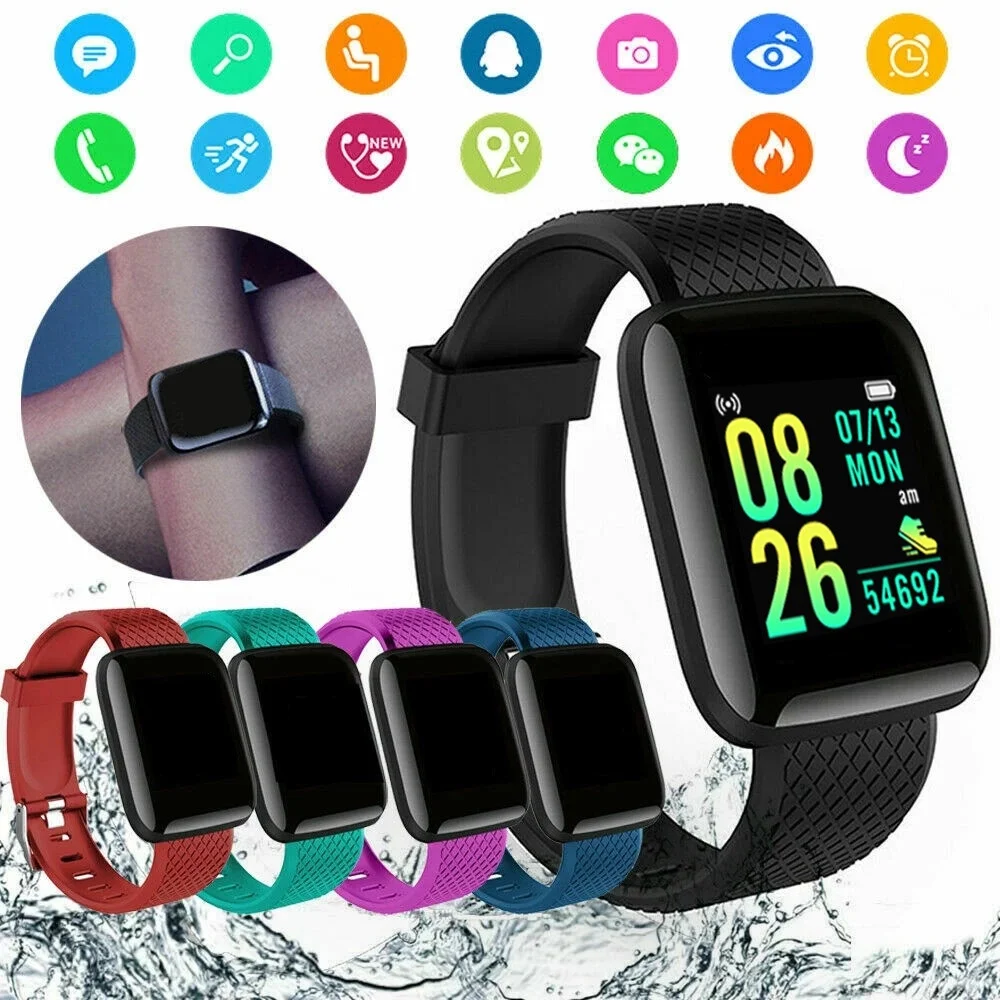 

Multifunctional Men's Digital Wristwatches Bluetooth Wireless Charging Pedometer Women Bracelet Sports Fitness Smartwatch Clock