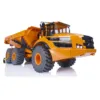 1/14 XDRC 6X6 RC Hydraulic Articulated Truck Remote Control Assembled Painted Dumper Car Model With Light Sound TH21426-SMT9 2
