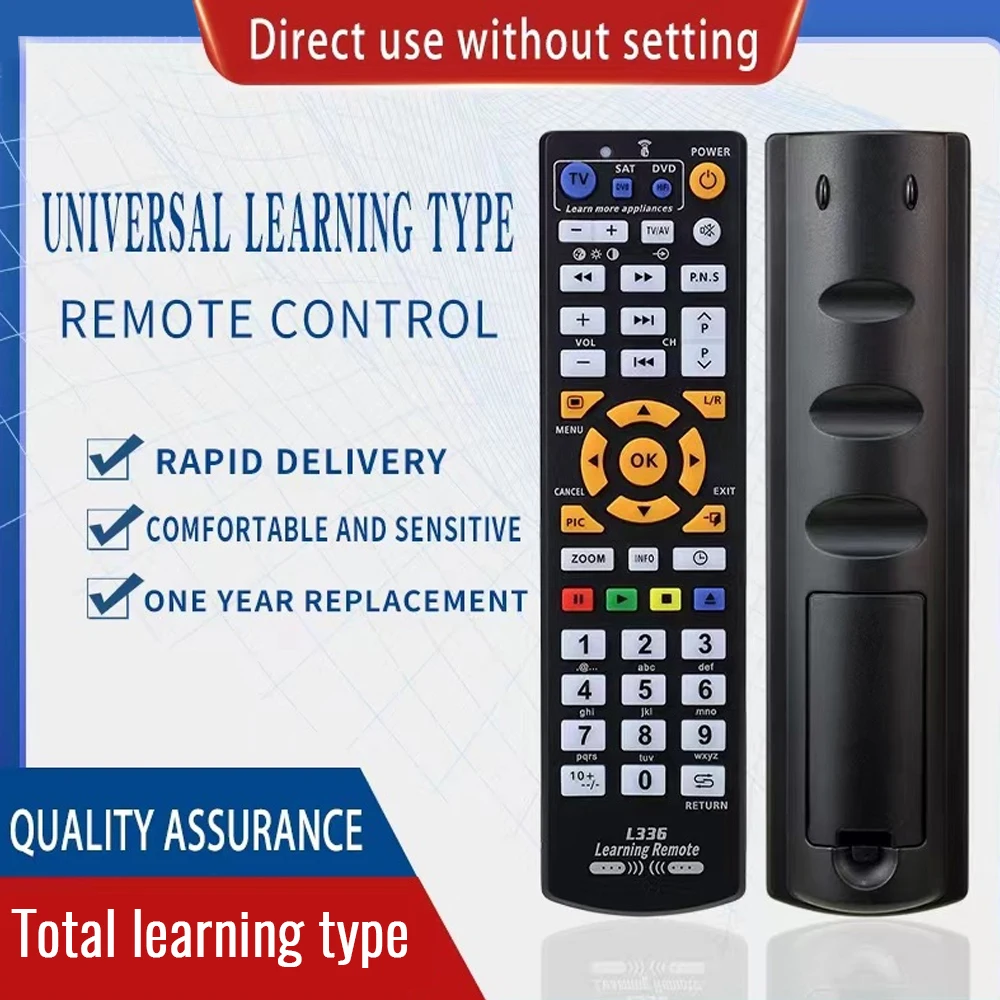 L336 Universal Smart Fernbedienung mit Lernfunktion für TV CBL DVD SAT STB DVB HIFI TV BOX VCR STR-T Learning Controller
