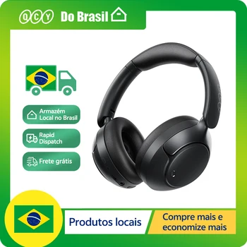 Qcy h3 pro anc fone de ouvido sem fio 50db cancelamento de ruído fone de ouvido de áudio espacial de alta resolução com ldac bluetooth 5.4 sobre fone de ouvido