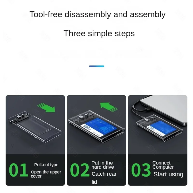 External Hard Drive Enclosure Type-C to SATA