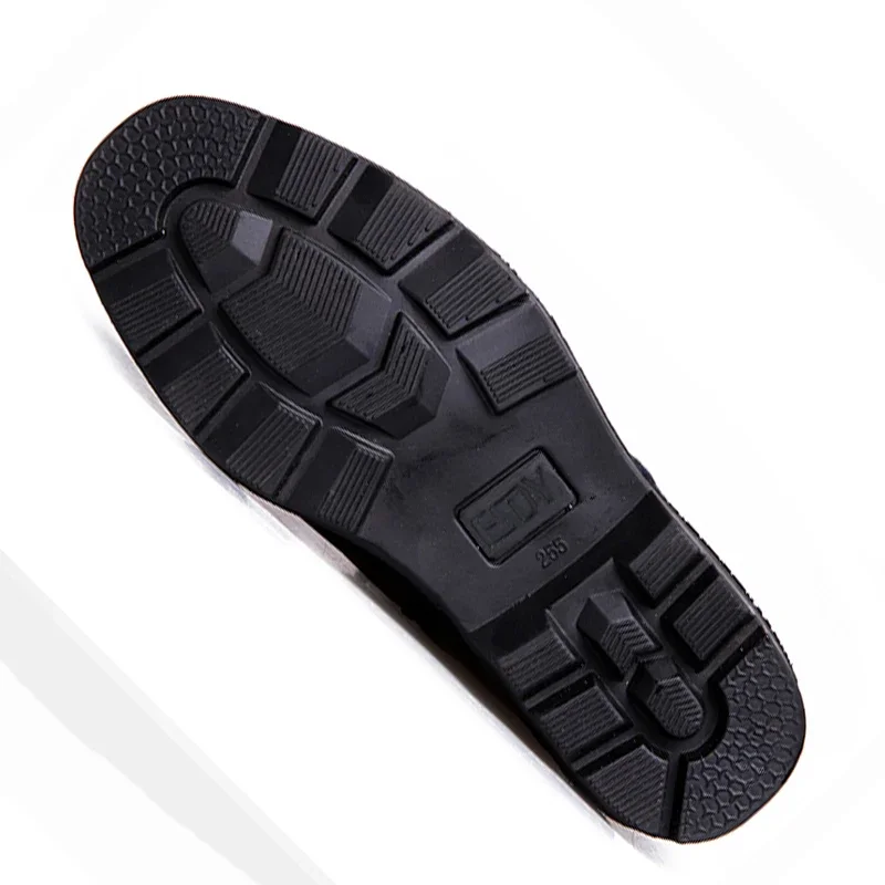 Men Combat Boots Steel Toe Leather Black Tactical Boots Men's Work Safety Shoes Rubber Sole High Top Men Labor Protection