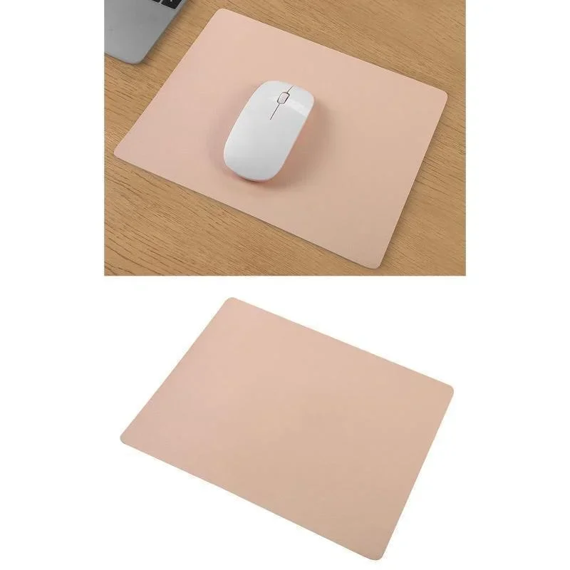 1Pc Mouse Pad Game Mice Mouse Pad Pu Leather Mat Mousepad For Office Computer Laptop Home Work