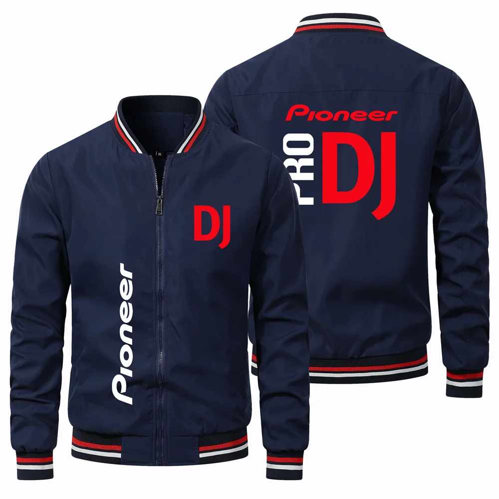Fashion Hot Sale Biker Jacket Music Festival Baseball Jacket Pioneer DJ Printed Jacket Men Women Oversized Pilot Jacket Clothing