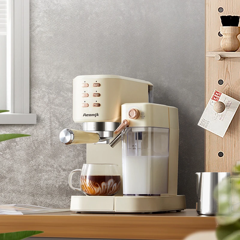 Beginner's home espresso machine Italian high-pressure extraction coffee machine Semi-automatic milk frothing coffee machine