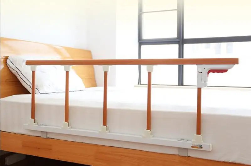 Riel de cama plegable para adultos, protección lateral contra caídas,  barandilla Artificial para el cuidado del hogar, 300Kg
