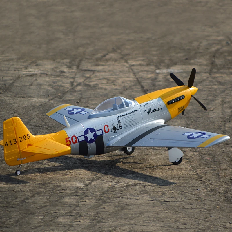 LX/Laxiang/Sky Flight Hobby P51 Yellow Mustang World War II RC Warbird RTF 5