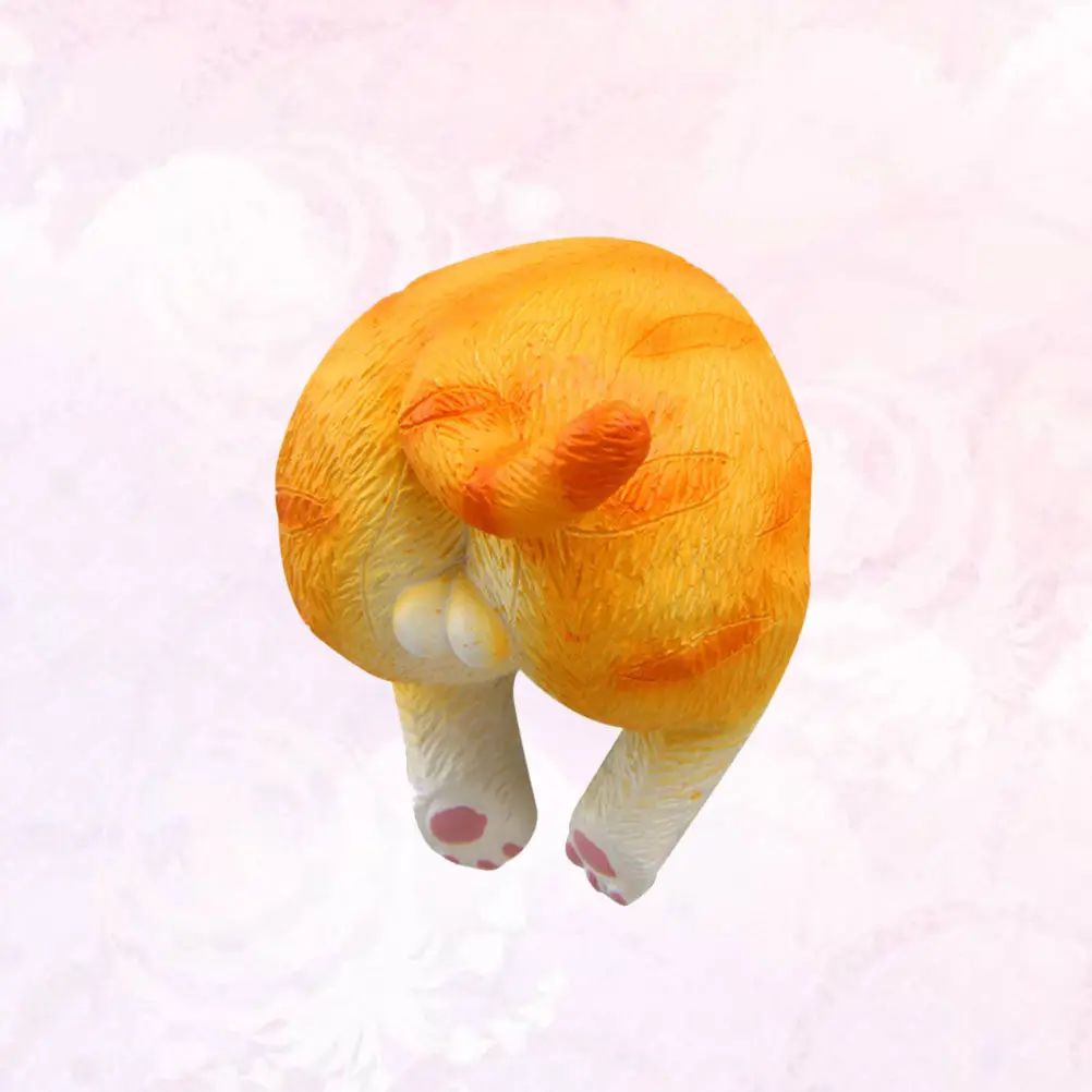 재미있는 고양이 엉덩이 냉장고 자석 스티커, 가정 사무실 주방 기숙사 냉장고 장식 공예 선물 포장 DIY