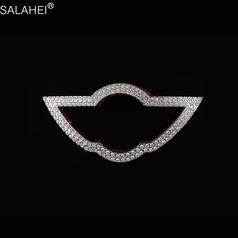 Car Steer Wheel Center Crystal Rhinestone Stickers For BMW Mini Cooper