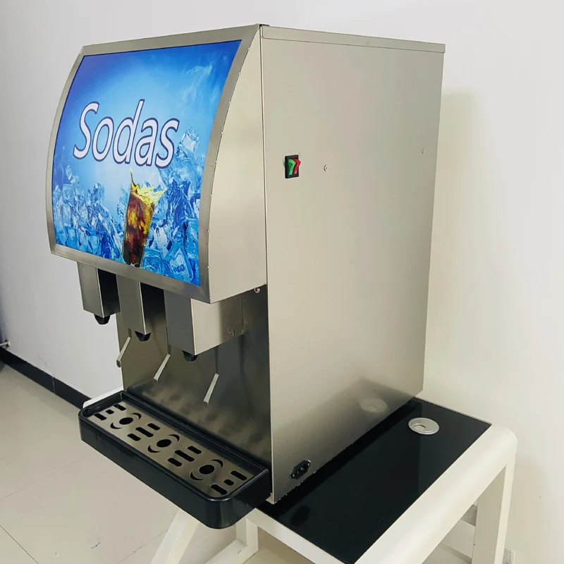 3ValvesColaSodaCarbonatedDrinksMakingMachineCokeColaDispenser