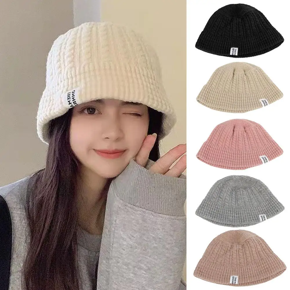 Female Knitting Bucket Hats Harajuku Bucket Hat Fishing Outdoor Panama Hip  Hop Cap Women's Summer for Fisherman Hat Girls Spring - AliExpress