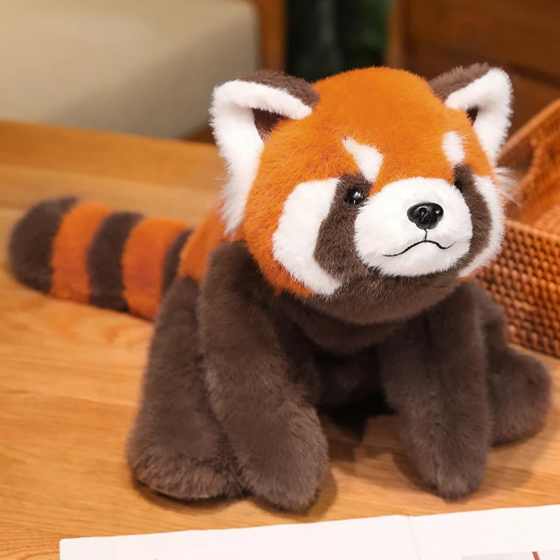 40/55/65 Kawaii Fox Little Raccoon Plush Pillow Limbs Increase Weight Soft Fox Plush Doll Sofa Decorate Holiday Gifts 6
