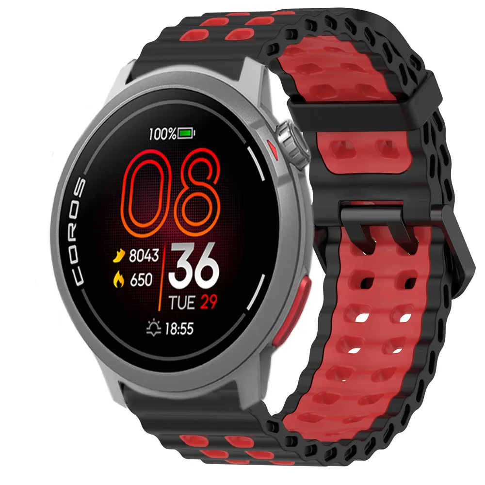 Premium 22mm Ocean Silicone Sport Wristband