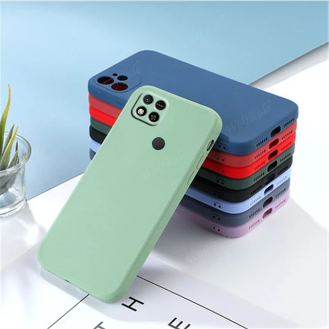 Funda For Xiaomi Redmi 12C Case Xiaomi Redmi 9C 10C 12C 13C 10A 11A Cover  Shockproof TPU Liquid Silicone Protective Phone Cover - AliExpress