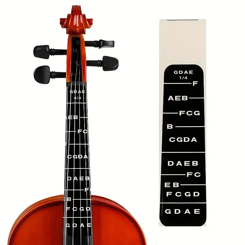 Violin scale stick bitmap scale without leaving glue beginner violin special sticker 1PC