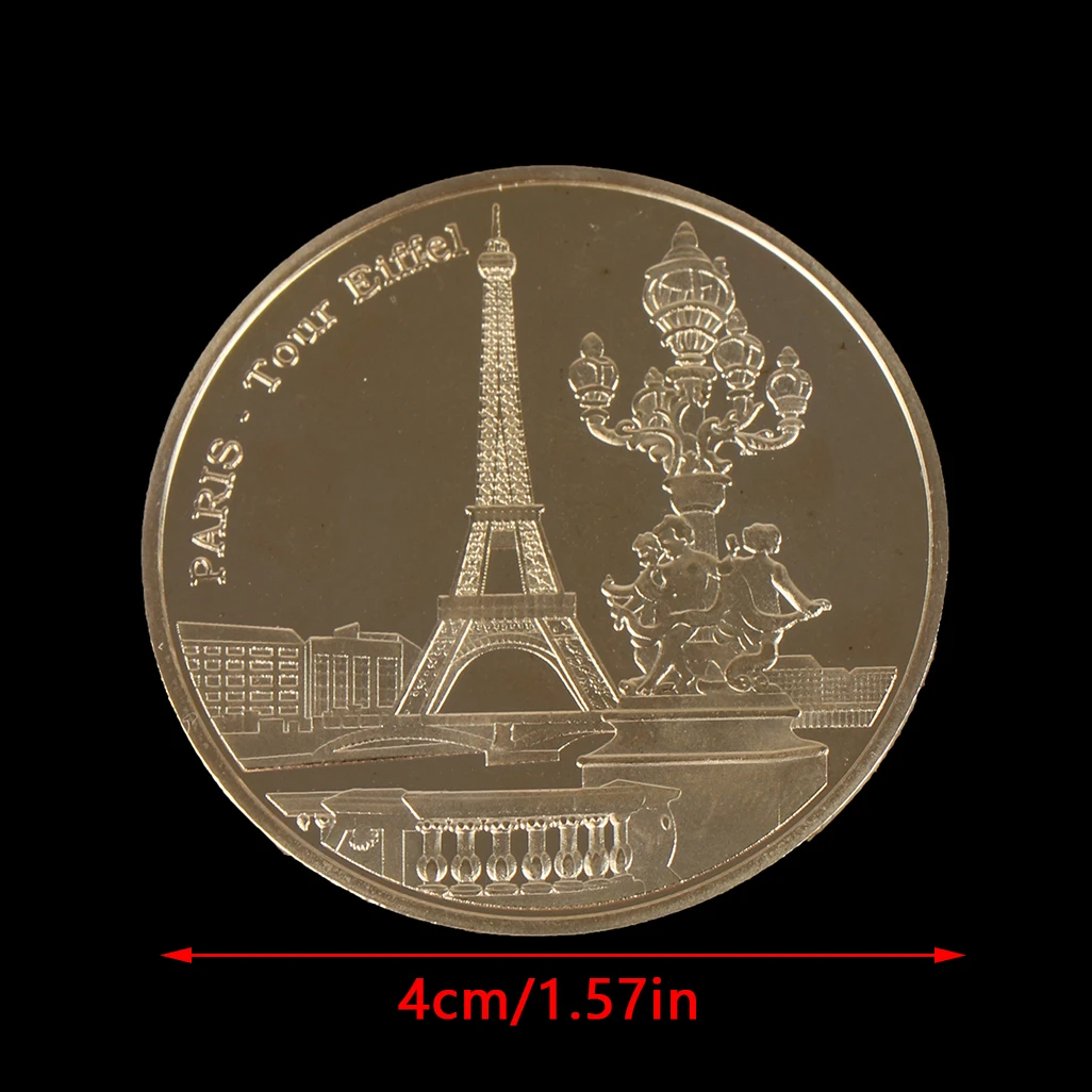 Paris Eiffel Tower Coin Collection Travel Collection Commemorative Coins Challenge Coins Non-currency Souvenir Gift images - 6