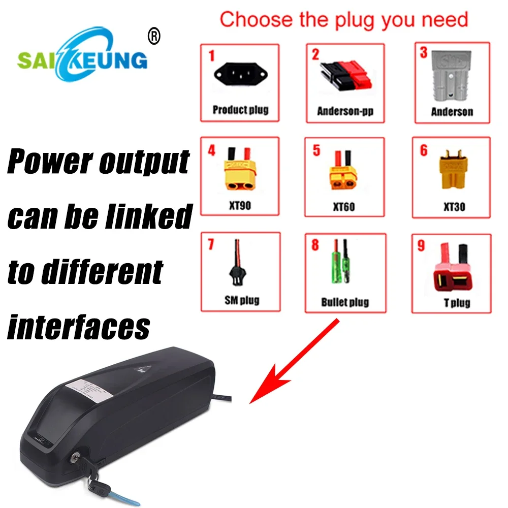 48v Hailong 40ah 60ah30ah 20ah (2000w) 50ah Battery 48v 30ah Bicycle V20 Fatbike Accu X Go Battery E Bike 1000 Ebike