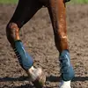 Horse Boots for Horses Front Feet Horse Leg Protectors Front Boots Breathable Front Leg Guard Shock-Absorbing Sport Boots Horse 2