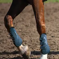 Horse Boots for Horses Front Feet Horse Leg Protectors Front Boots Breathable Front Leg Guard Shock-Absorbing Sport Boots Horse 2