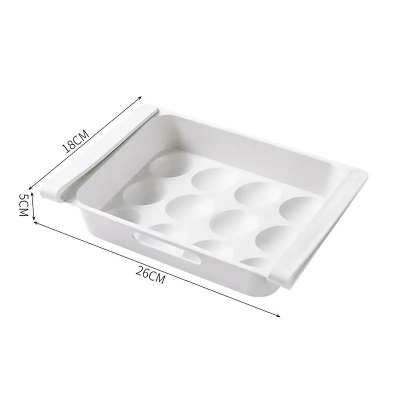 Fridge Organizer Storage Box Refrigerator Drawer Plastic Storage Container Shelf Fruit Egg Food Storage Box Kitchen Accessories stackable storage boxes Storage Boxes & Bins