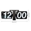 Flip Desk Clock Auto Flip Wall Mount  Powered Large Numbers Home Decor R7UB 6