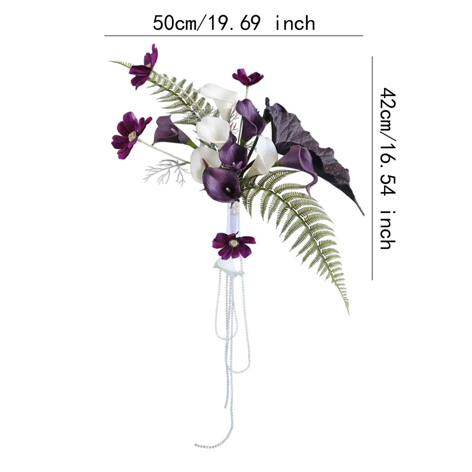 Artificial Calla Lily Flowers Wedding Bouquet Holding Flowers