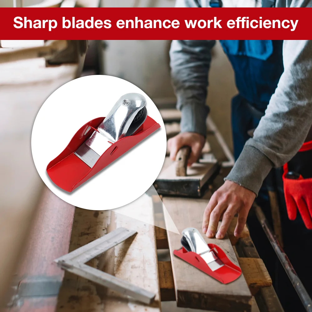 Woodworking Planer Mini Carpenter Hand Planer DIY Wood Planing Tool Adjustable Planing Depth Suitable For Wood Edge Trimming