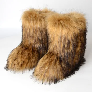 Women’s Faux Fur Snow Boots 1