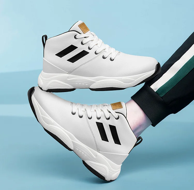 Sneakers Heightening Shoes Breathable Elevator Shoes Height Increase Shoes Leather Shoes Insoles 8CM Man Height Increasing Shoes