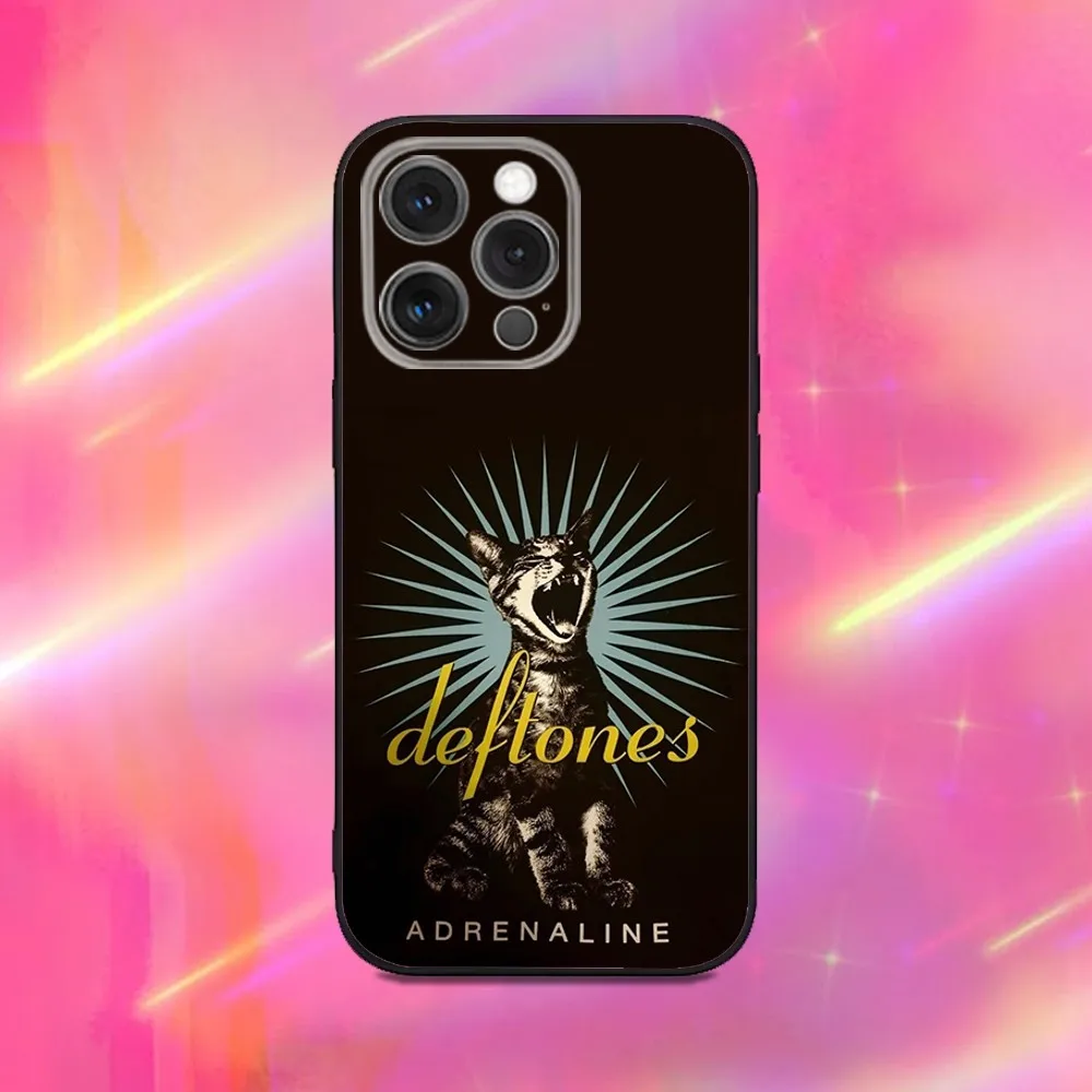 Deftones Rock Band Soft Silicone Black Phone Case