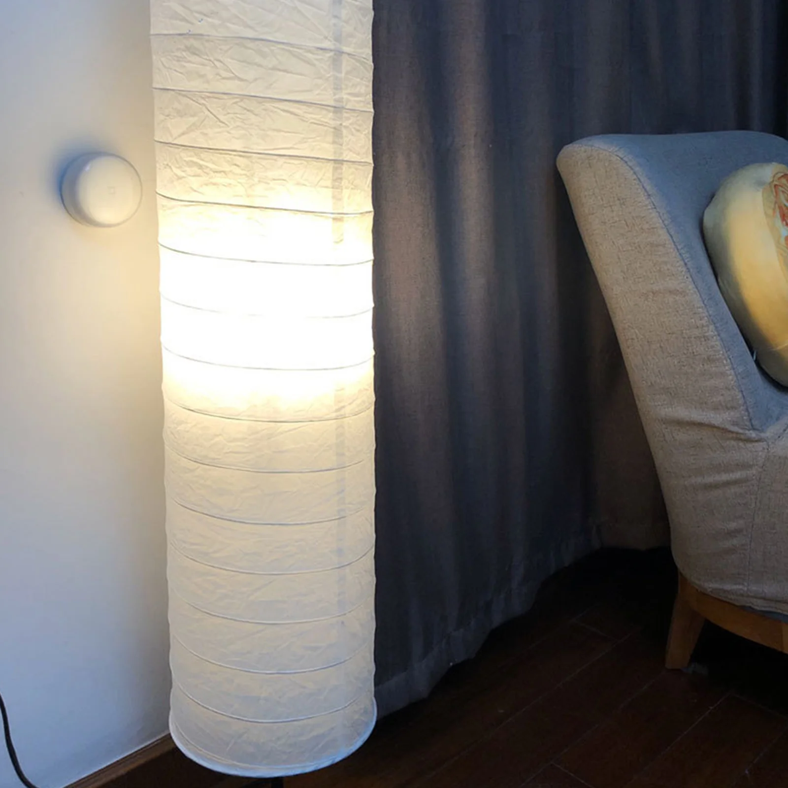 

Modern Paper Floor Lamp Shade Standing Light Cover Lanterns Nordic Style Lampshade Living Room Bedroom Decoration