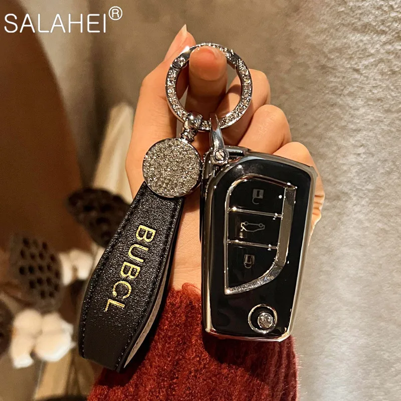 

TPU Car Remote Key Cover Case for Toyota Auris Corolla Avensis Verso Yaris Aygo Scion TC IM 2015 2016 Camry RAV4 Forturner Hilux