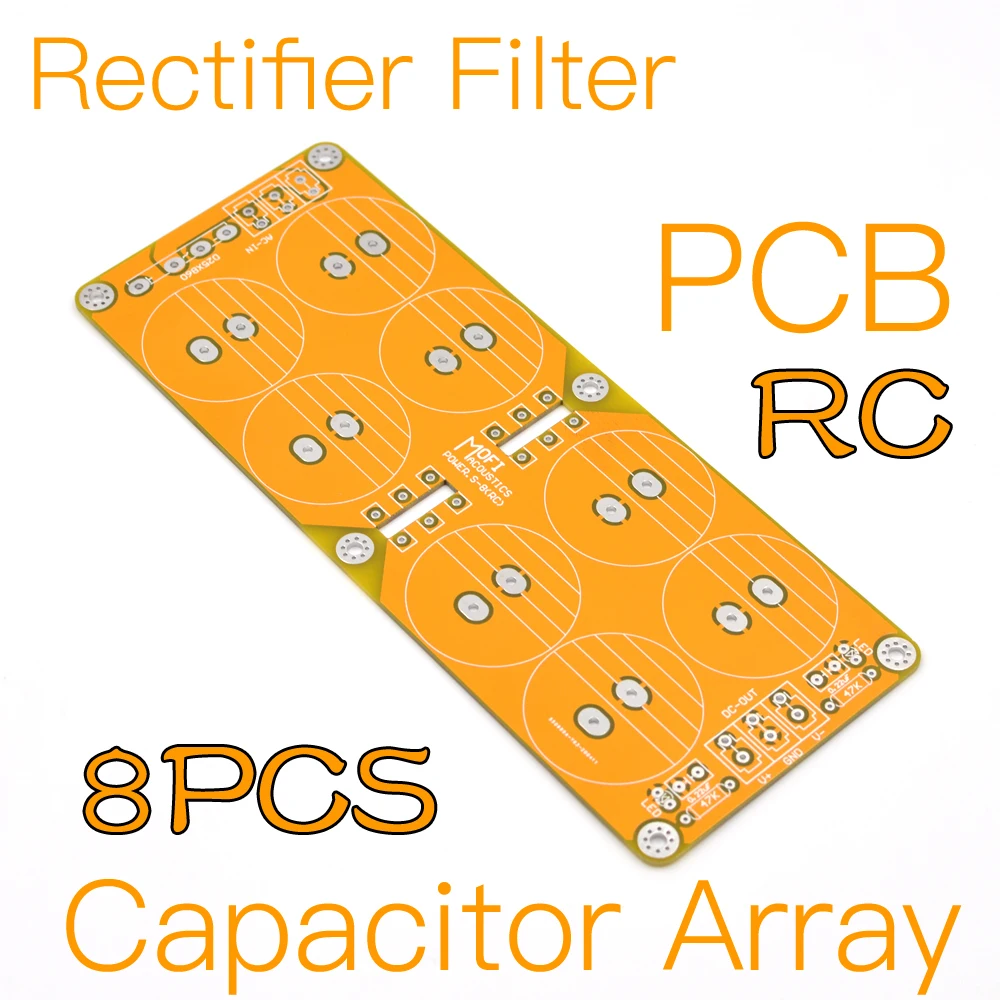 Filtro Retificador Mofi Power.s8-rc com Disposição Peças Crc-pcb do Capacitor