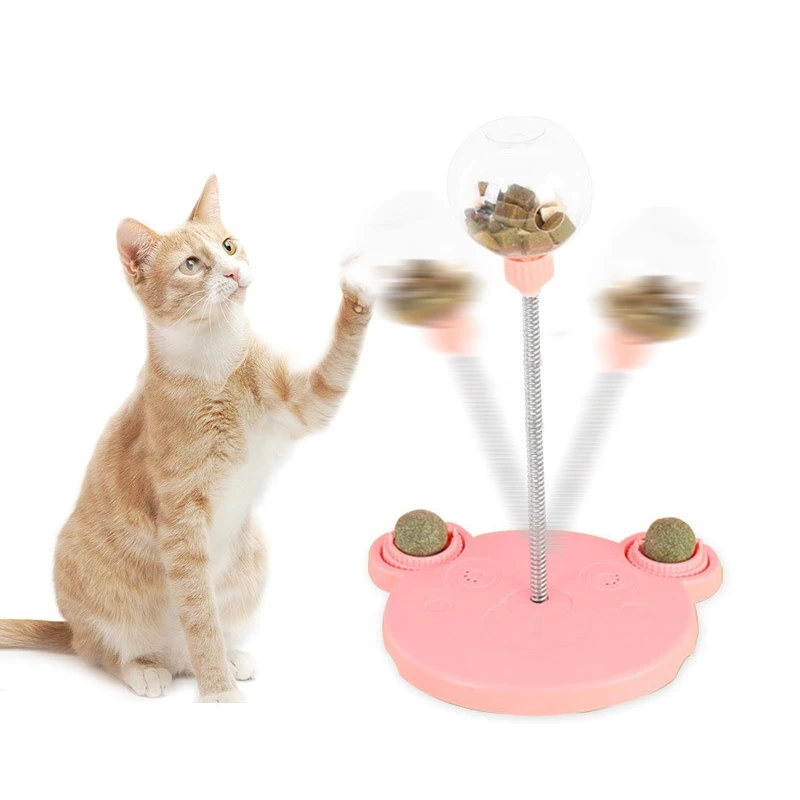 Pet Puzzle Food Leaking Ball Toy Cat Dog Interactive Treat Leaking Toy