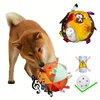 Interactive Ball Dog Toy Suitable for Aggressive Chewing Training, Stress Relief, Bite Sound Resistance, Plush Handle Dog Toy 2
