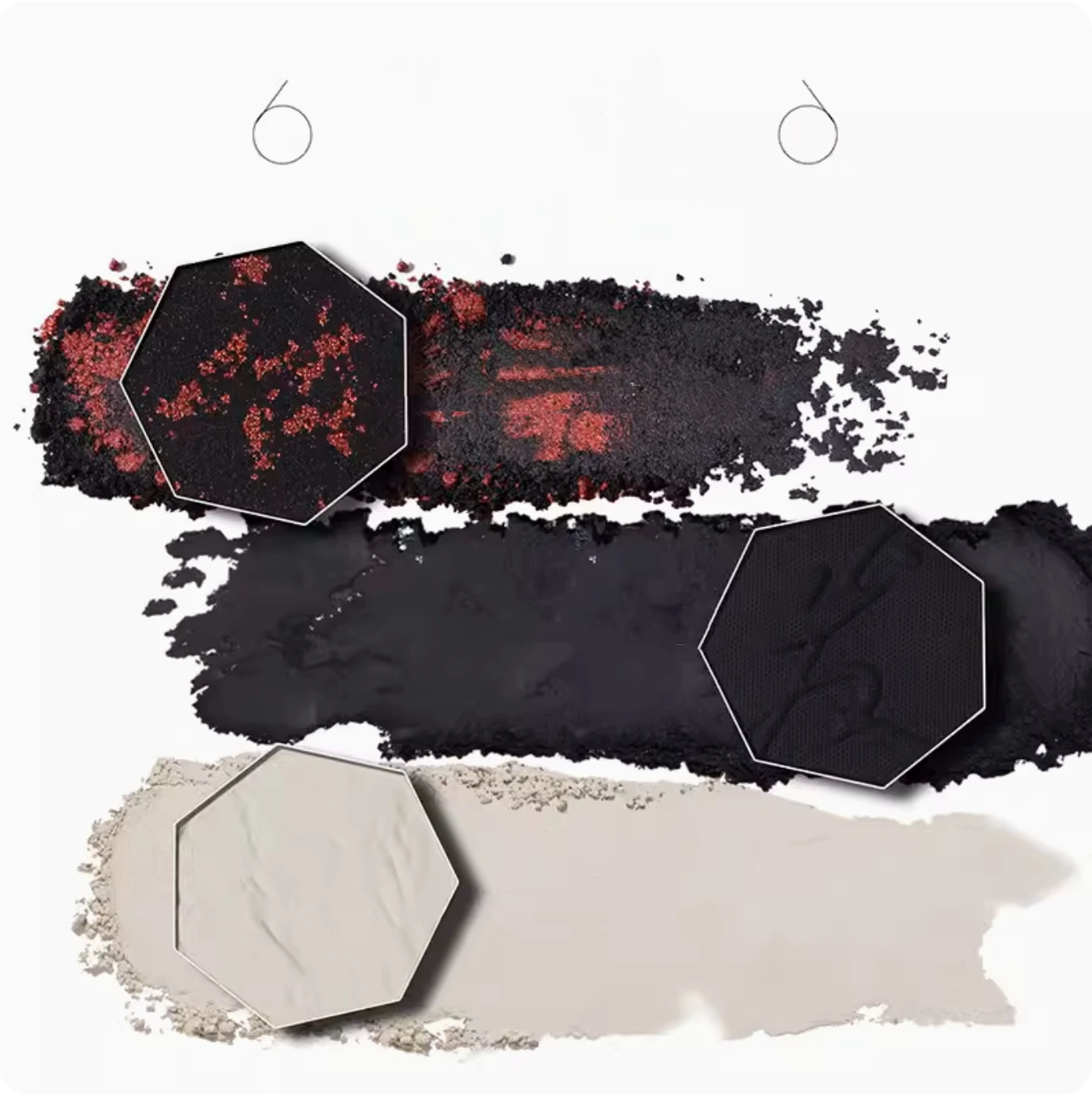 Girlcult Dark series eyeshadow four inventions New metal shiny creative color Cool girl fashion eyeshadow Eye Makeup Beauty