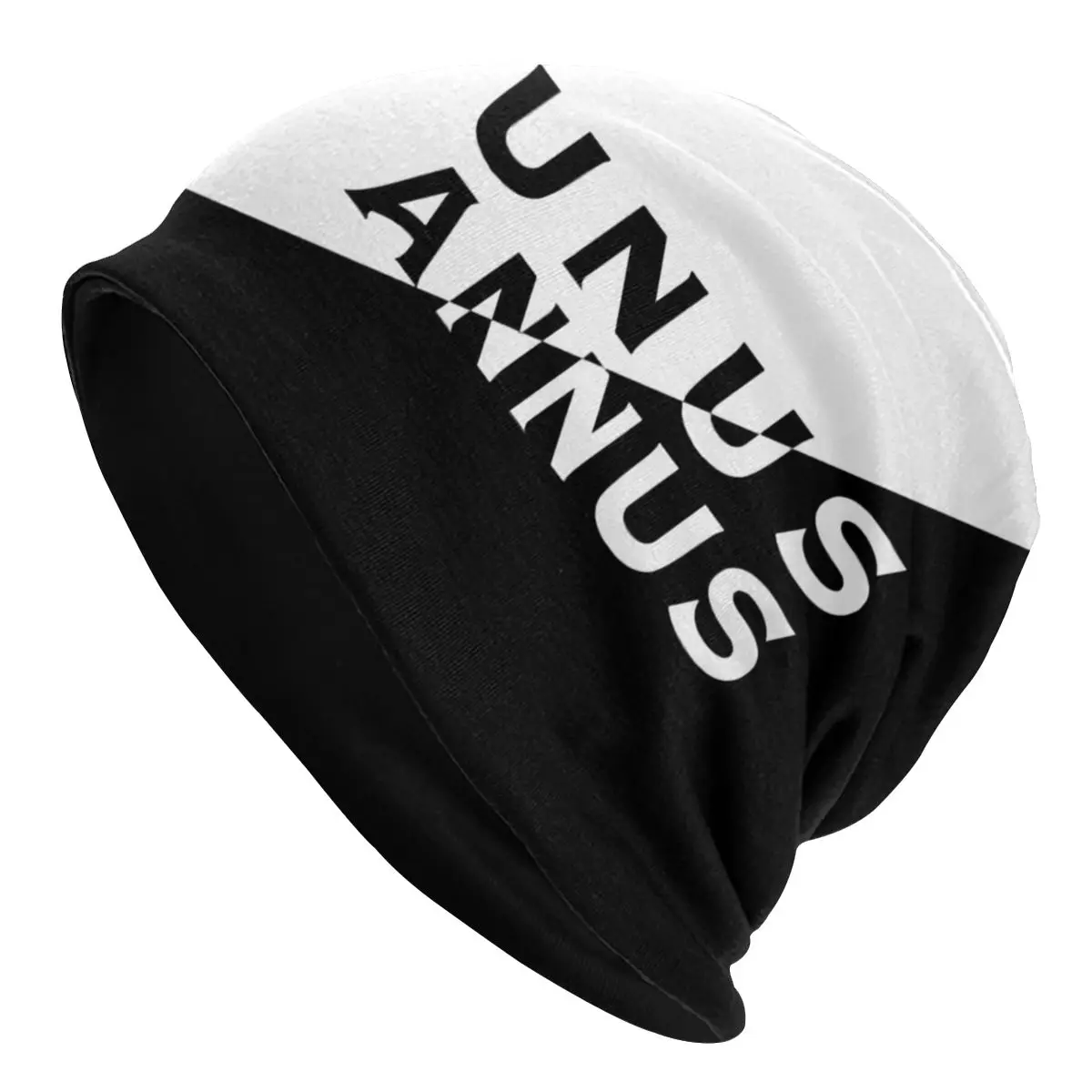 

Black And White Unus Annus Bonnet Femme Knit Skullies Beanies Cap Winter Memento Mori Ethan Markiplier Mark Slouchy Beanie Hat