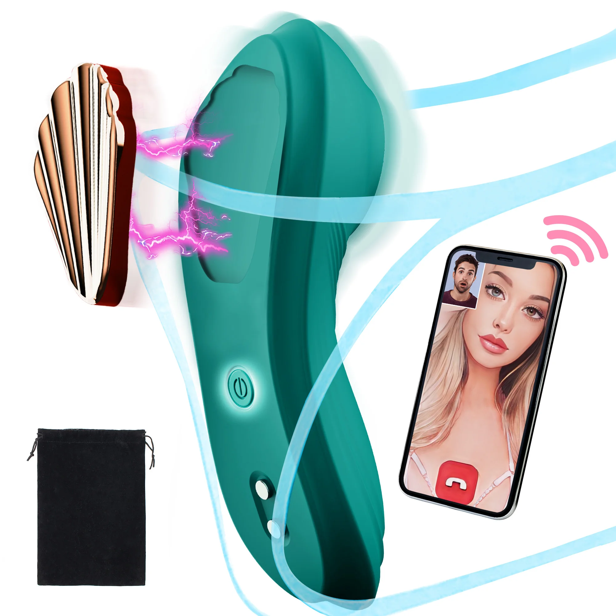 Tragbarer Mini-Vibrator für Frauen Vaginal massage Klitoris stimulator App Fernbedienung Vibro auf sexy Höschen Sexspielzeug für Erwachsene