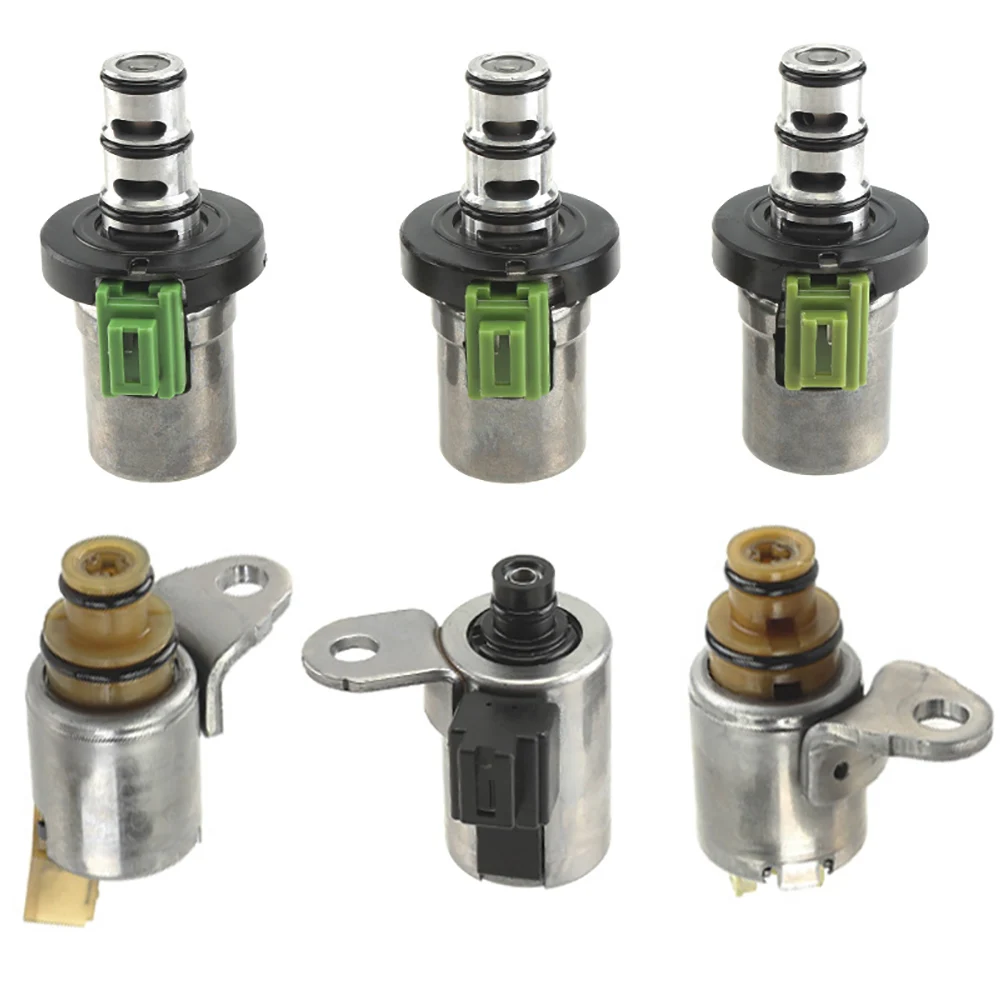 6pcs Transmission Solenoid Block Pack Shift Set 4F27E for Ford
