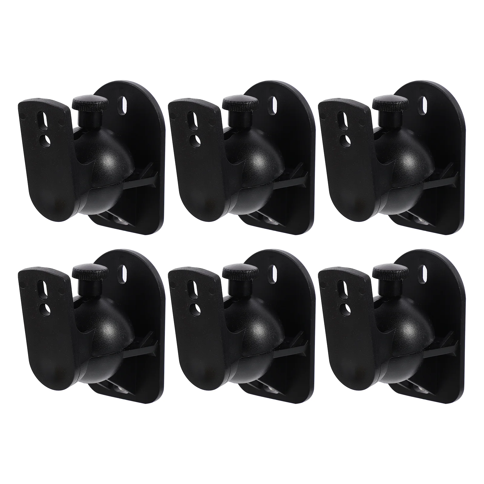 

6pcs/2pcs Surround Sound Wall Mount Brackets Speaker Wall Mount Storage Rack For Laptop Floating Wall Rack ABS Storage Holder