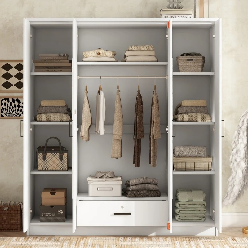 

Dressers Minimalist Wardrobe Closet Storage Display Clothes Armoire Luxury Cabinet Roperos O Muebles Para Ropa Bedroom Furniture
