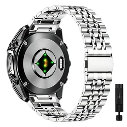 Premium Stainless Steel QuickFit Watch Band - Adjustable Metal Strap in 26mm & 22mm Sizes - QuickFit 26mm (Silver)