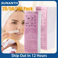 20/50/100PCS Wax Strips Paper Nonwoven Body Leg Arm Hair Removal Professional  Hair Removal Tool For Soft Wax Hair Removal 1
