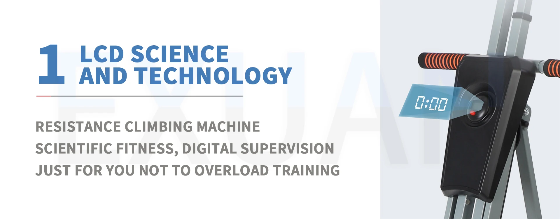 Description Picture 4 of itemVertical Climber Stepper Foldable Stepping Fitness Climbing Step Machine Combines Resistance Training Workout Exercise Machine