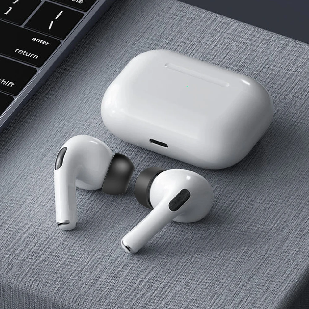 Premium Soft Silicone Anti-Slip Eartips - Comfortable Earbuds with Enhanced Grip