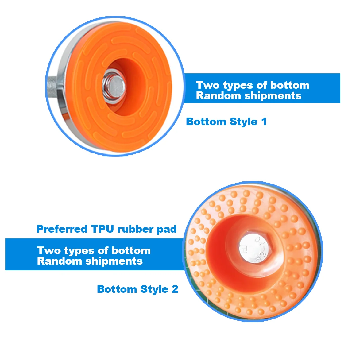 D100 TPU 고무 조절식 풋컵 중량급 스테인리스 스틸 기계식 풋 장비 지지대 가구 레벨링 풋 M12-M30