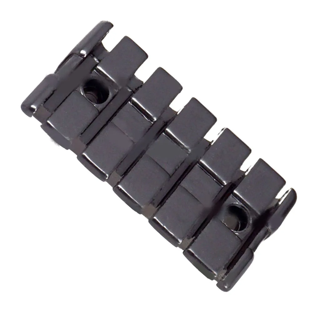

Черная безголовая гитара Tremolo Bridge Tailpiece 6 Ролик струны седло Легкая установка для гитары без головы