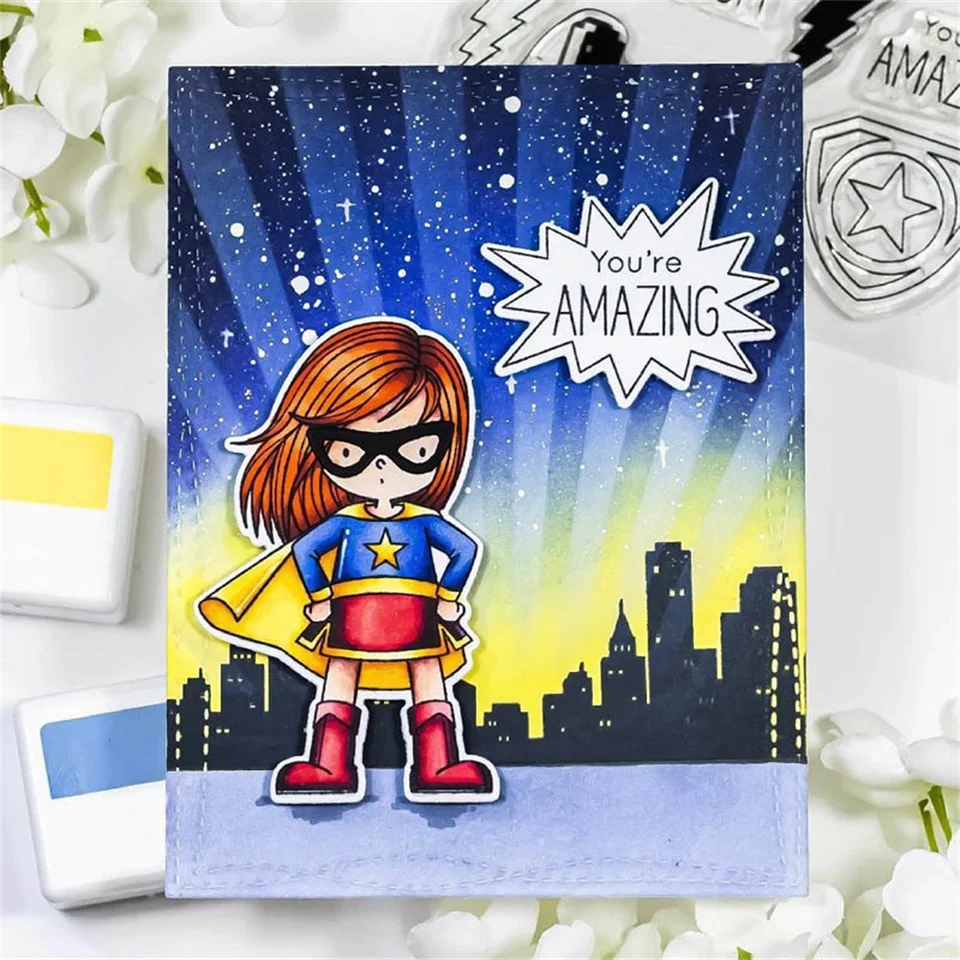 Lapin Pingouin 1 Set De Tampons En Silicone Transparent Avec Matrices De Découpe Pochoir DIY Scrapbooking Gaufrage Album Photo Décoratif Carte