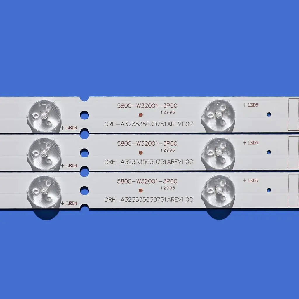3 PCS LED Ʈ Ʈ Skyworth 32E3500 32E360E 32X3000 32E3000 32HX4003 5800-W32001-0P00 5800-W32001-3P00 05-20024A-04A